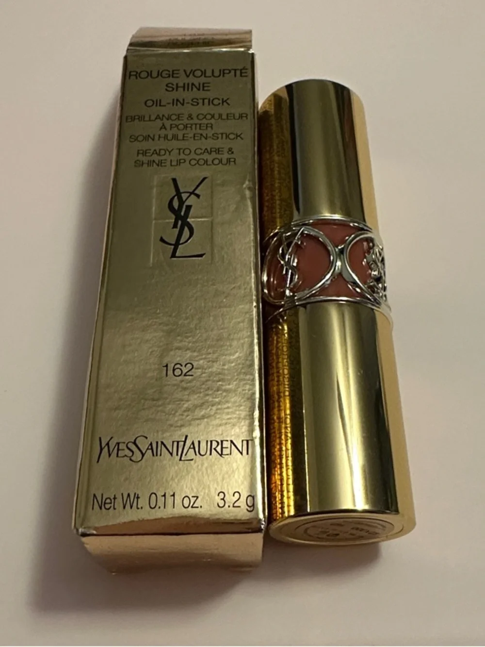 Yves Saint Laurent Rouge Volupte Shine Oil-In-Stick Lipstick 162 Pulsing Rosehip